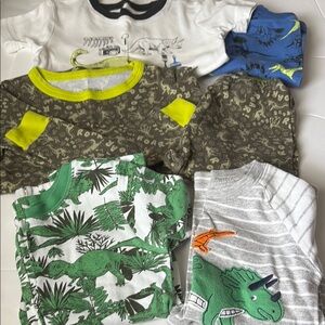 Carter's Dinosaur and Jungle Print Kids Pajama Set